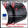 Kit Energia Solare 480W | 2 pannelli, efficienza 18, facile installazione per case, camper e sistemi off-grid, pannelli flessibili, alte prestazioni