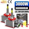 Dualvision Faro LED 3000W Serie D D3S 3600000LM Canbus 1:1 HID D1S D3S D8S D1R D3R 3D 360 gradi CSP Lampada automatica Plug & Play 12V per obiettivo