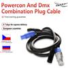 aicpose 5 pz/cavo di segnale, cavo DMX, cavo di alimentazione, connettore Powercon e accessori per cavi di segnale DMX XLR per palcoscenico, matrimoni, DJ, discoteca