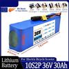 Batteria agli ioni di litio 10S2P 36V 30000mAh 18650 1000W Scooter moto 36V ad alta potenza e ad alta capacità