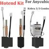 Sirol Per Anycubic Kobra 3 Combo Hotend Ugello Termistore Tubo di Riscaldamento 24v 50w Blocco Riscaldatore Per Anycubic Kobra3 Accessori di Ricambio