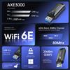 EDUP Adattatore USB Mini WiFi 6E EDUP AX1678 AXE3000 Tri-Band 2.4G 5G 6G 3Gbps con Chipset MTK7921AU e Antenna Integrata per Linux Win10/11