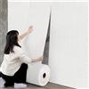 ctzsoop Adesivo Murale 3D Autoadesivo in Lino e Schiuma da 50cm, Carta da Parati in PVC a Colore Solido, Impermeabile e Rinforzata per Rinnovamento Pareti
