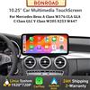 BONROAD Schermo Touch da 10.25/12.8 Pollici con CarPlay Wireless e Android Auto per Mercedes Benz Classe A C W176 X156 C117 GLA GLC W205 W204