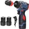 NONE Trapano Avvitatore Elettrico al Litio 2in1 16.8V, Utensile Multifunzione con Motore Brushless, 45Nm di Coppia, Pratico Avvitatore