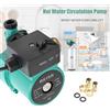 NONE Pompa di Ricircolo Acqua Calda 220V, Circolatore Automatico con Controllo Manuale/Automatico per Sistemi di Riscaldamento Elettrico