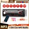 Podofo Autoradio 1DIN con Lettore Multimediale MP3, FM, USB, Stereo Audio 12V, Controllo Remoto USB/AUX-IN