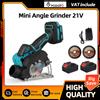 Smerigliatrice Angolare Senza Fili Podofo 3" 380W 19500RPM, Mini Utensile Elettrico per Levigatura con 2 Dischi da Taglio per Batteria Makita