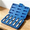 NONE Set di chiavi a bussola tipo M, con attacco da 1/2 pollice, multi-dente, da 4mm a 18mm, con chiave a cricchetto esagonale Allen e attacco a brugola M.