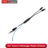 Junsun Adattatore per antenna radio per auto e cavo speciale per VW