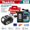 Makita Batteria Originale 6Ah per Makita BL1860 18V, Ricambio Li-ion per Utensili Elettrici LXT BL1850 BL1840, per Avvitatore 18V con BMS TPCELL