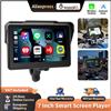 Podofo Lettore multimediale intelligente per moto da 7 pollici, Wireless CarPlay, Android Auto, IP67 impermeabile, monitor con navigazione GPS per moto