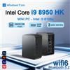 NONE Mini PC Intel Core i9 8950HK/Intel i3-6100U Windows 11 Computer Mini Portatile 16GB DDR4 1TB 2TB SSD PC da Gaming Desktop 4K HD