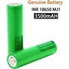 Ddadache Batteria 18650 ad Alta Capacità MJ1 3.7V 3000mAh, Batteria al Litio Ricaricabile a Punta Piatta