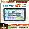 podofo Autoradio Podofo 9" 6+128G per VW PASSAT GOLF POLO BORA, stereo con DAB, GPS, WIFI, FM, RDS, MirrorLink, lettore multimediale per auto