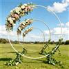 Vacclo Supporto rotondo per fondale da 2mx2m, struttura per arco di fiori e palloncini per matrimoni, compleanni, baby shower, celebrazioni, attività e decorazioni