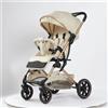TrendyBaby Passeggino Leggero Pieghevole con Seduta Reclinabile e Ammortizzazione a 4 Ruote, Ideale per Viaggi all'Aperto