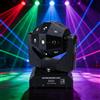 GVT Luce Professionale per Discoteca con Effetti LED, Laser e Strobo 3-in-1, Testa Mobile DMX per Illuminazione da Palco, Discoteca e Feste