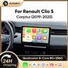 Ainavi Autoradio Ainavi per Renault Clio 5 Captur 2 2020 2021 2022 2023 2024 Wireless Carplay Android Auto HD Car Multimedia 4G Wifi BT