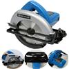 Mini Sega Circolare Elettrica 180mm 900W 4700RPM per Taglio Legno, Metallo Morbido, Piastrelle e Plastica