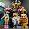 Bandai Dragon Ball Z Super Saiyan Son Goku Anime Figure Krillin Chichi Bulma Puar Oolong Set Action Figure Modello Regalo Giocattolo all'ingrosso