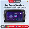 Junsun Autoradio Junsun 7 Pollici per Renault Dacia Duster Sandero Captur Xray Logan 2 Symbol Dokker con CarPlay Android Auto GPS Multimedia