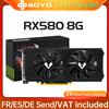 SOYO Schede grafiche SOYO Radeon RX580 8G GDDR5, scheda per videogiochi, memoria PCIE3.0x16, componenti per computer desktop, AMD RX 580 8G