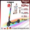 SwiftWind Monopattino elettrico per bambini iScooter K2Pro, motore da 150W, batteria da 18V, monopattino pieghevole da 6 pollici, manubrio regolabile in altezza su 3 livelli, regalo per il trasporto nel