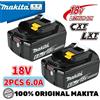 Makita Batteria al Litio Originale Makita 18V 6.0/5.0Ah BL1840 BL1830B BL1850B BL1850 BL1860 BL1815, Ricambio 100% Autentico