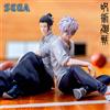 Bandai Nuova Action Figure da 10CM di Jujutsu Kaisen con Satoru Gojo e Geto Suguru in Posizione Seduta, Modellino Originale da Collezione