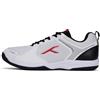 Hundred Court Star Non-Marking Professional Badminton Shoes for Mens (White/Black, EU 47/UK 12/US 13) | X-Cushion Protection | Suitable for Indoor Tennis/Squash/Table Tennis/Basketball & Padel