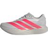 adidas Uomo Adizero Pacer Shoes, Grey Two/Lucid Red/Halo Silver, 43 1/3 EU