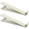 Generico Riser per Tastiera - Supporto per inclinazione 11,5x4x3,5 cm, Sollevamento ergonomico da Tavolo, per digitazione Antiscivolo in ABS in 2 Pezzi, regolatore angolare Universale