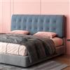 ZCXRYFL Cuscino Per Testiera di lusso Per Letto Matrimoniale Singolo, Fodera Per Testiera Imbottita In Velluto Olandese, Cuscino Per Supporto Lettura, Fodera Lavabile(No headboard - 160x60x10cm,Blue gray)
