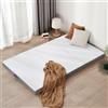 Z-hom Materasso Pieghevole Singolo, da Campeggio Materassino Materasso Auto Lettino da Viaggio Letto da Campeggio, Rivestimento Esterno Rimovibile e Lavabile (90×195×10 cm)