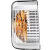 Nhsijpo Freccia Specchietto Laterale Per Fiat Per Ducato 2006-2024 Specchio Indicatori Di Direzione Copertura Lente Trasparente Migliorare La Guida Sicura Freccia Specchietto Retrovisore(Left)