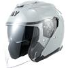 MY Casco Moto Jet Scooter MY-835 | Omologato ECE 22.06 con Doppia Visiera per Uomo e Donna
