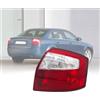 TiJeRa Destro Luce Posteriore a Con Lampadina Luce di Stop per Audi A4 B6 2001 2002 2003 2004 Luci Posteriori Dell'Auto