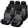 LZHIF Coprisedile Auto Set Completo per Hyundai i20 III (BC3/BI3) 2020 2021 2022 2023-2025, Orlo Elastico, Airbag Laterali Compatibili, Facile da Installare Cofano per Veicoli a 5 Posti