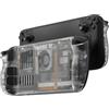 Hzxkqmil Guscio Posteriore di Ricambio per Steam Deck/Steam Deck OLED | Piastra Posteriore Trasparente con Ventilazione Placche di Copertura per Steam Deck/Steam Deck OLED Console