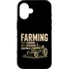 Funny Farmer Life Gifts Custodia per iPhone 16 Funny Farmer 20% Agricoltura 80% Riparazione Design