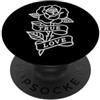 UGR True Love Rose Tatuaggio Tradizionale Old School Flash Graphic PopSockets PopGrip Adesivo