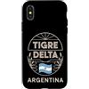 City Travel Argentina Tigre Delta Custodia per iPhone X/XS Tigre Delta Argentina Città Viaggio Scena