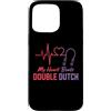 The Cheese Custodia per iPhone 15 Pro Max My Heart Beats - Corda per saltare doppia olandese