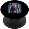 PM-Artistic Alpaca fantasia colorata da un mondo da sogno PopSockets PopGrip Adesivo