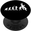 Rugby Evolution Gifts Giocatore di rugby Evoluzione Sport Rugby Fan Design PopSockets PopGrip Adesivo