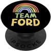 Funny Team Ford Family Name Group Gift I Happy Colorful Team Ford Rainbow Pride Green Yellow PopSockets PopGrip Adesivo