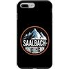 Alpine Ski Mountain Winter Travel City A Custodia per iPhone 7 Plus/8 Plus Avventura invernale sugli sci Saalbach-Hinterglemm