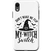 Funny Halloween Costume Men Women Kids B Custodia per iPhone XR Witch Switch Halloween Costume Zucca Scheletro Fantasma Horror