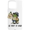 Funny Frog Meme Thrifting Humor Gifts Me Custodia per iPhone 15 Pro Max We Thrift At Dawn Funny Frog Meme Thrifting Shopping vintage